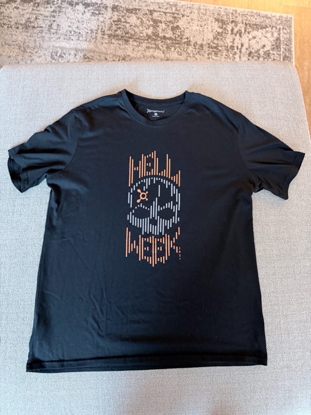 Orangetheory Black Crewneck Tee